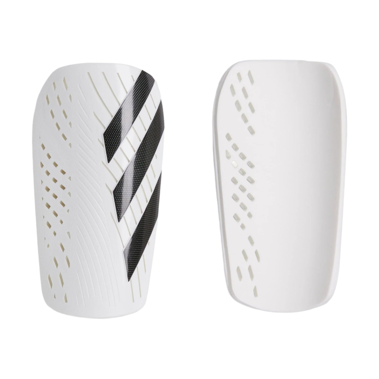 adidas Tiro Club Soccer Shin Guard (White/Black) | SoccerWearhouse