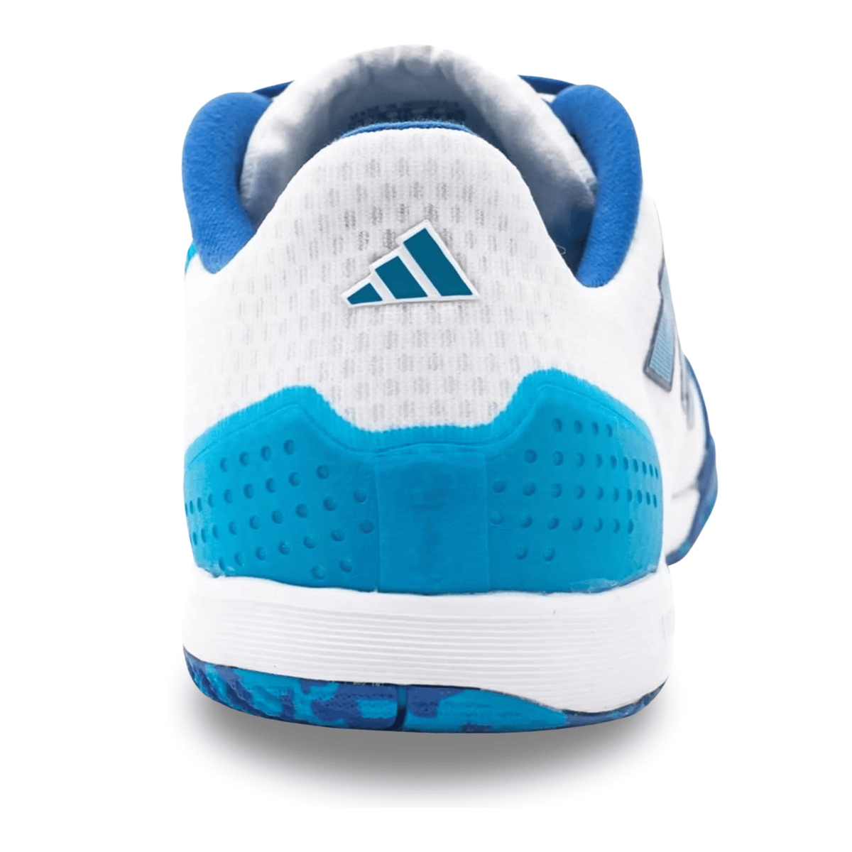 adidas Top Sala Competition Indoor Soccer Shoes (White/Bold Aqua/Team Royal Blue) | SoccerWearhouse