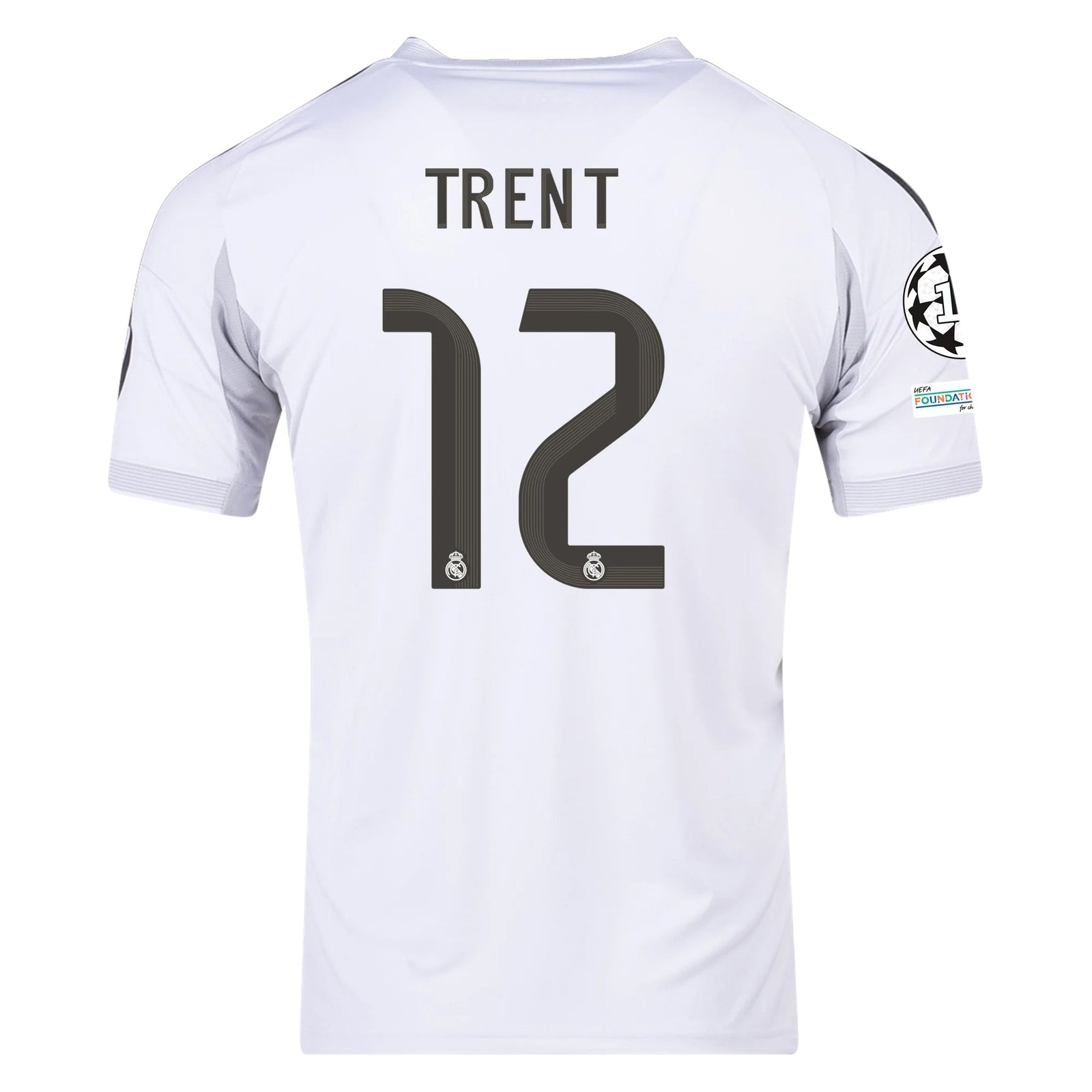 adidas Trent Alexander - Arnold Real Madrid 25/26 Home Jersey w/ Champions League Patches (White) | SoccerWearhouse