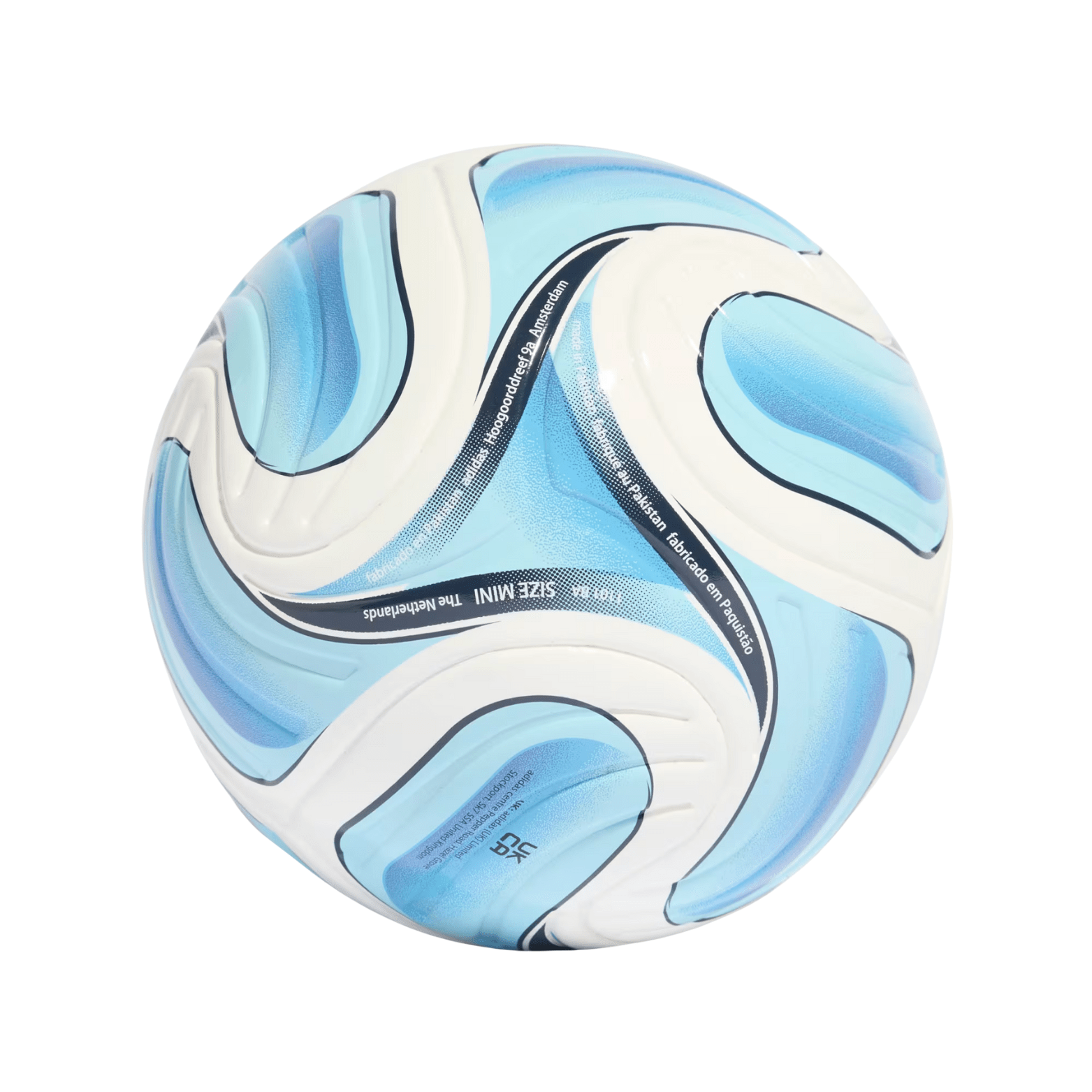 adidas Trionda Argentina Home Mini Ball (White/Icy Blue/Light Blue) | SoccerWearhouse