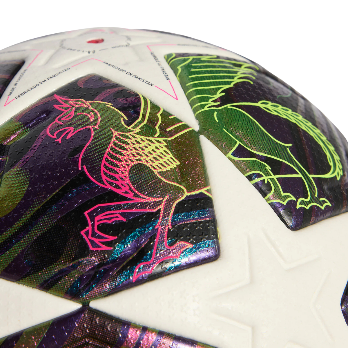 adidas UCL 25/26 OMB Final Match Soccer Ball (Dark Purple/White/Solar Yellow) | SoccerWearhouse