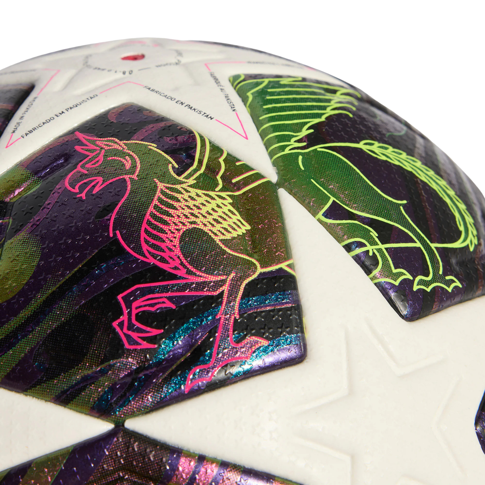 adidas UCL 25/26 OMB Final Match Soccer Ball (Dark Purple/White/Solar Yellow) | SoccerWearhouse