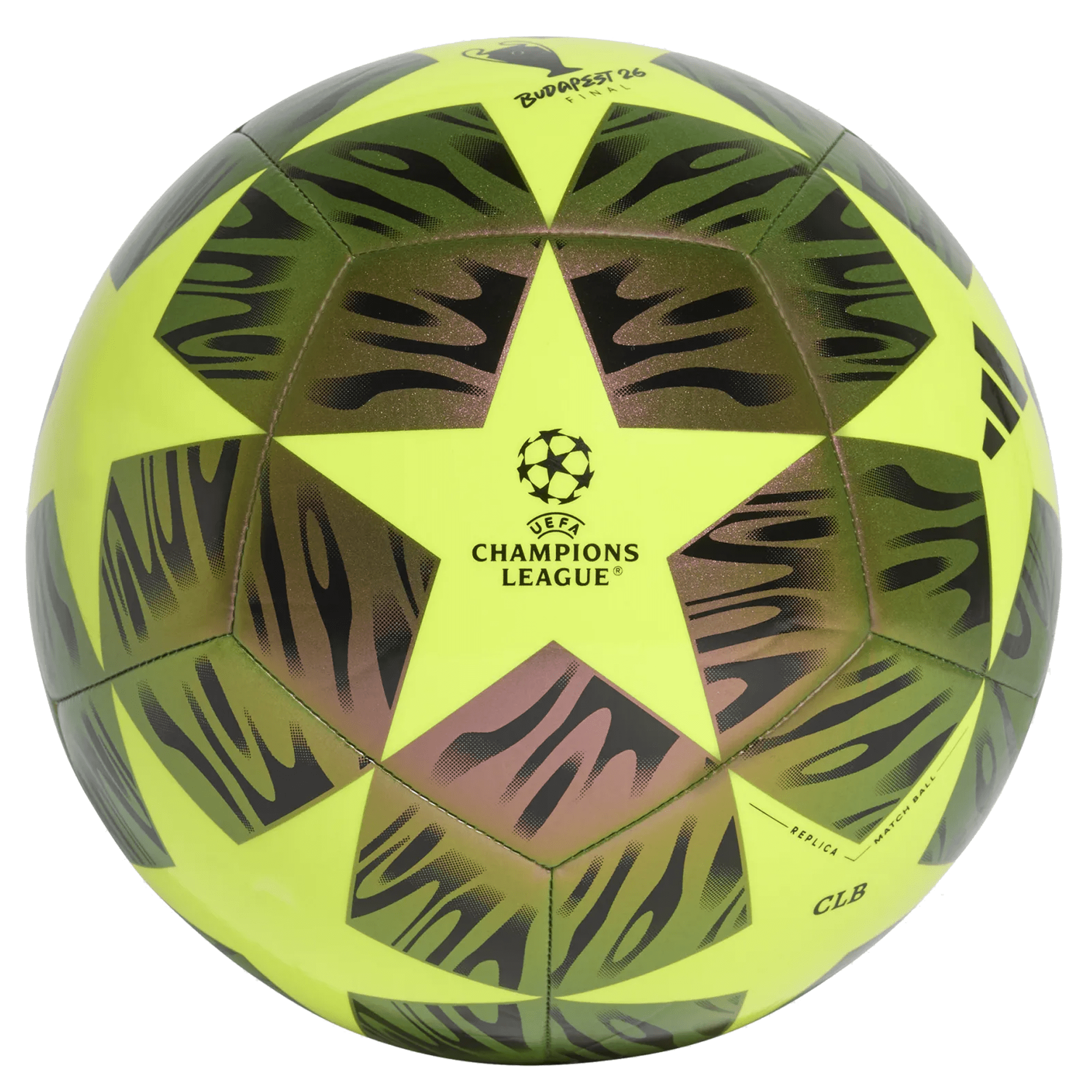 2017WBCボール adidas UCL Club Final Ball 25/26 (Black/Solar Yellow)