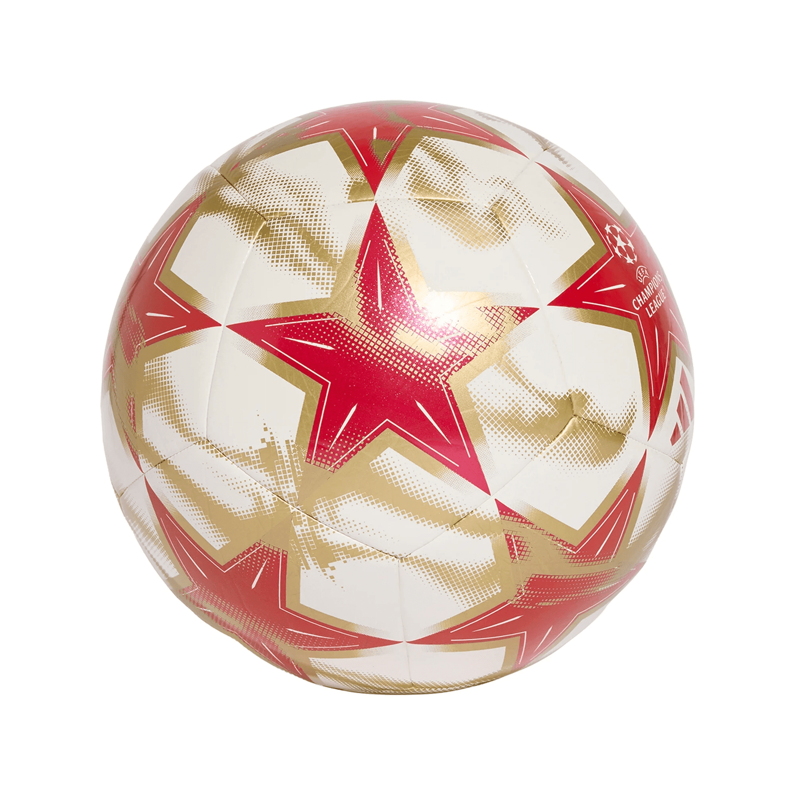 adidas UEFA Champions League Club Ball 26/27 (White/Red/Gold) | SoccerWearhouse