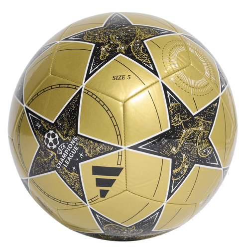 adidas UEFA Champions League Club Ball (Gold Metallic/Black/White) - 5