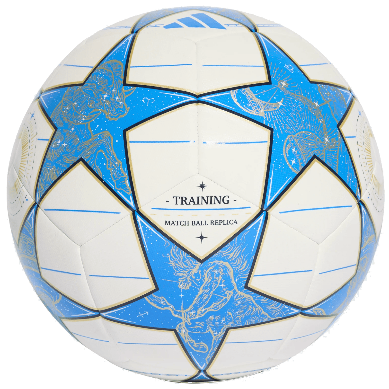 adidas UEFA Champions League Training Ball 25/26 (White/Dark Blue/Pantone) | SoccerWearhouse