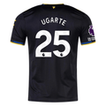 adidas Ugarte Men's Manchester United Authentic Third Jersey 25/26 w/ NRFR + EPL Patches (Black)