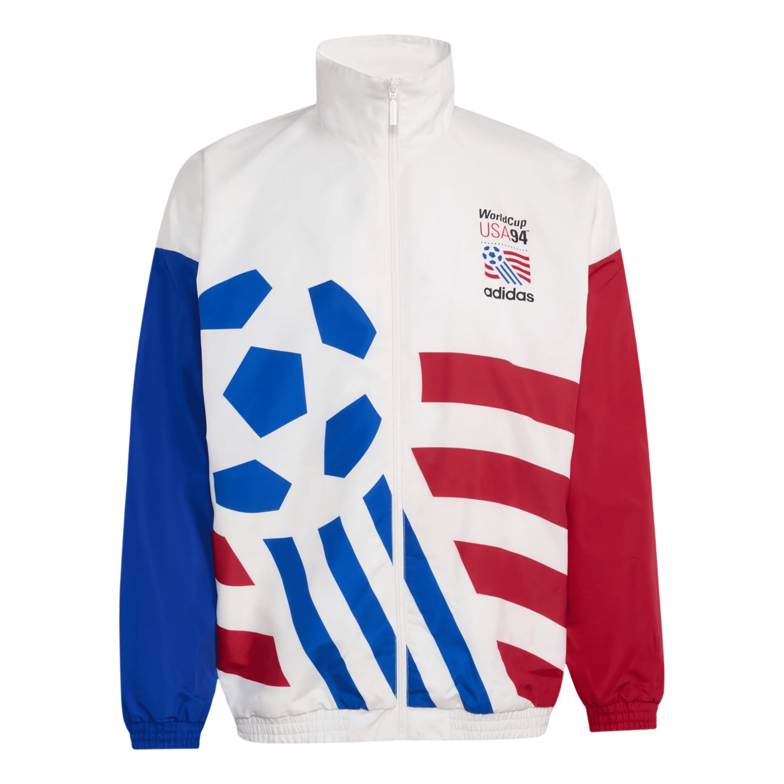 adidas USA 94 Graphic Woven Track Top Jacket (White) | SoccerWearhouse