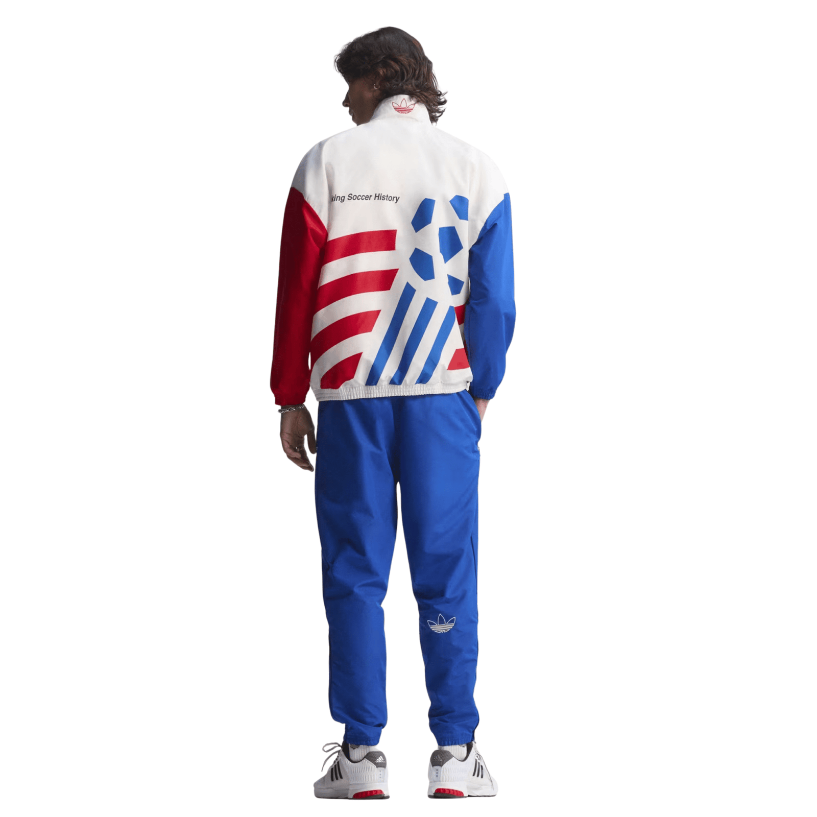 adidas USA 94 Graphic Woven Track Top Jacket (White) | SoccerWearhouse