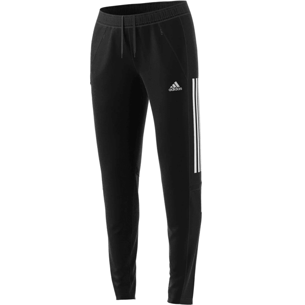 adidas Womens Condivo 20 Training Pant (Black/White) | SoccerWearhouse