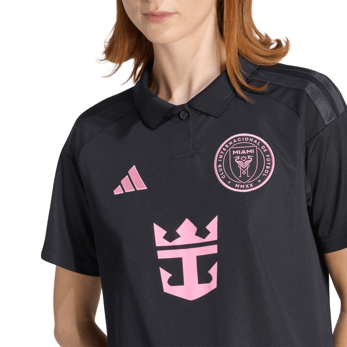 adidas Women’s Inter Miami 26/27 Away Jersey (Black/Pink) | SoccerWearhouse