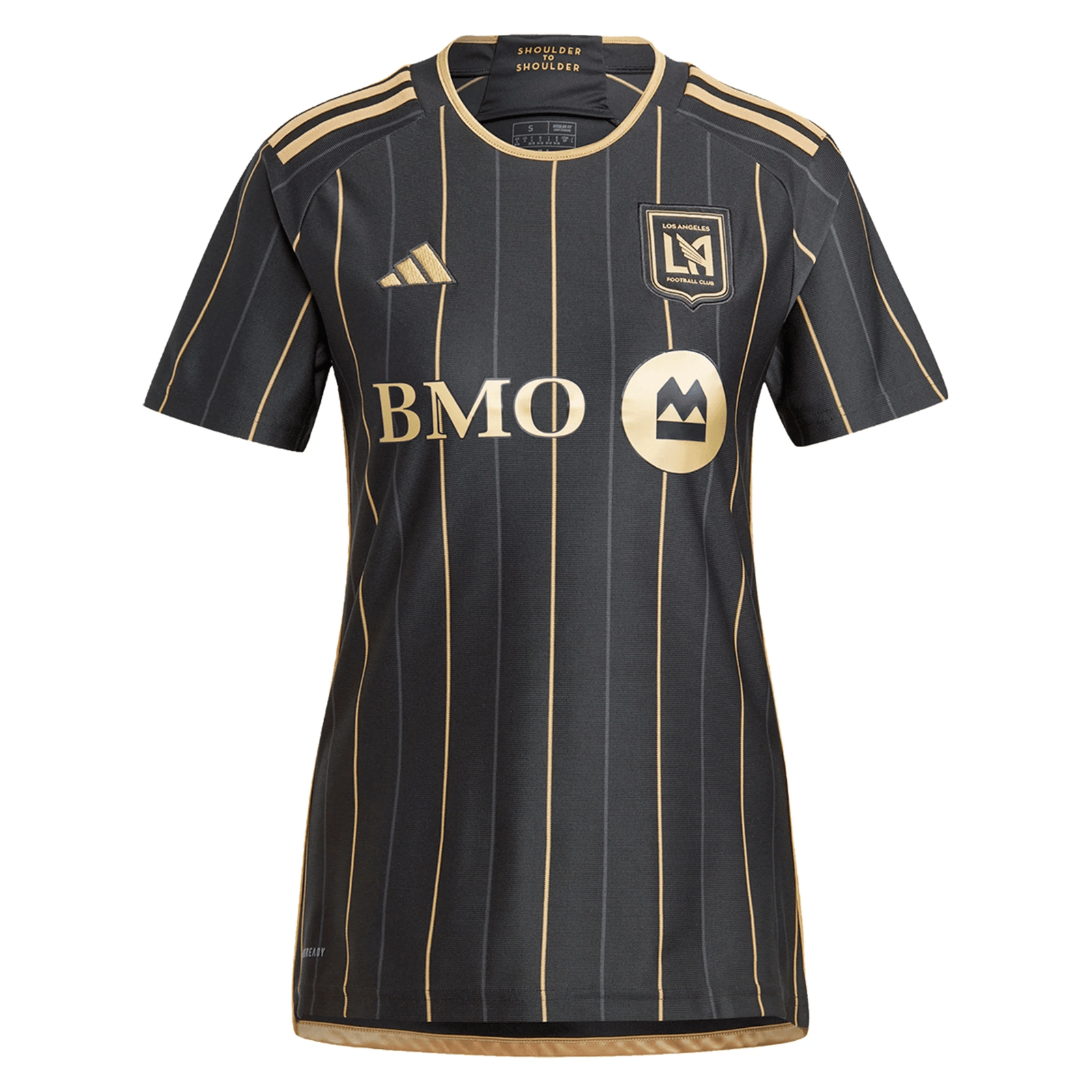 adidas Womens LAFC Oliver Giroud Home Jersey 24/25 (Black/Gold) | SoccerWearhouse