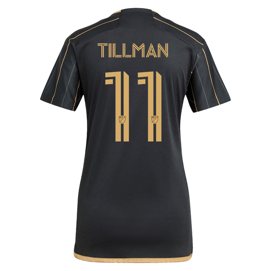 adidas Womens LAFC Timothy Tilman Home Jersey 24/25 (Black/Gold) | SoccerWearhouse