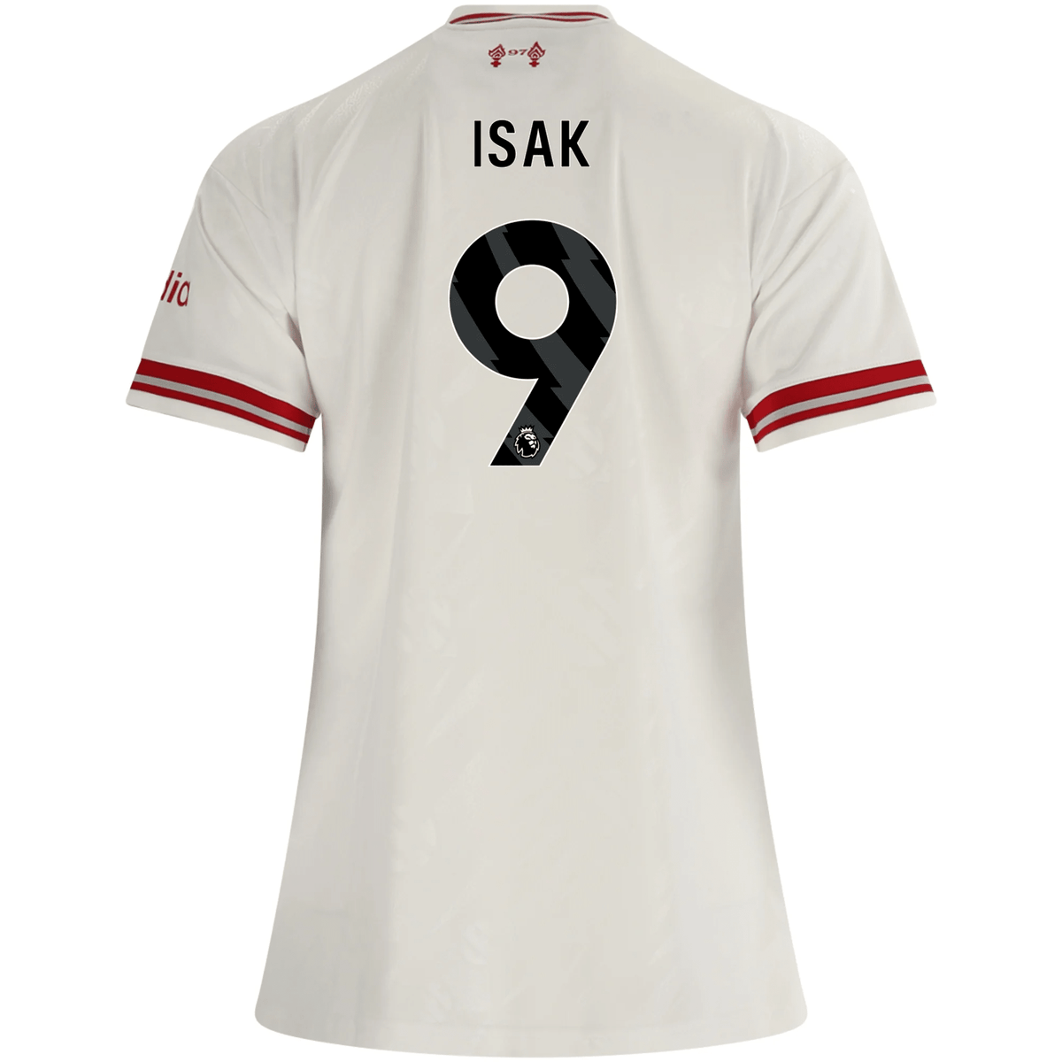adidas Women’s Liverpool Alexander Isak Away Jersey 26/27 (White/Red) | SoccerWearhouse