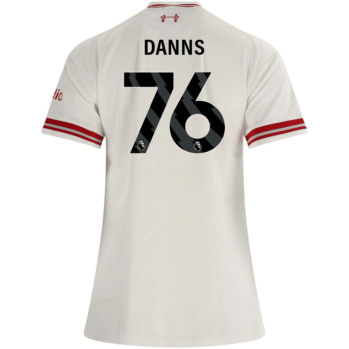 adidas Women’s Liverpool Jayden Danns Away Jersey 26/27 (White/Red) | SoccerWearhouse