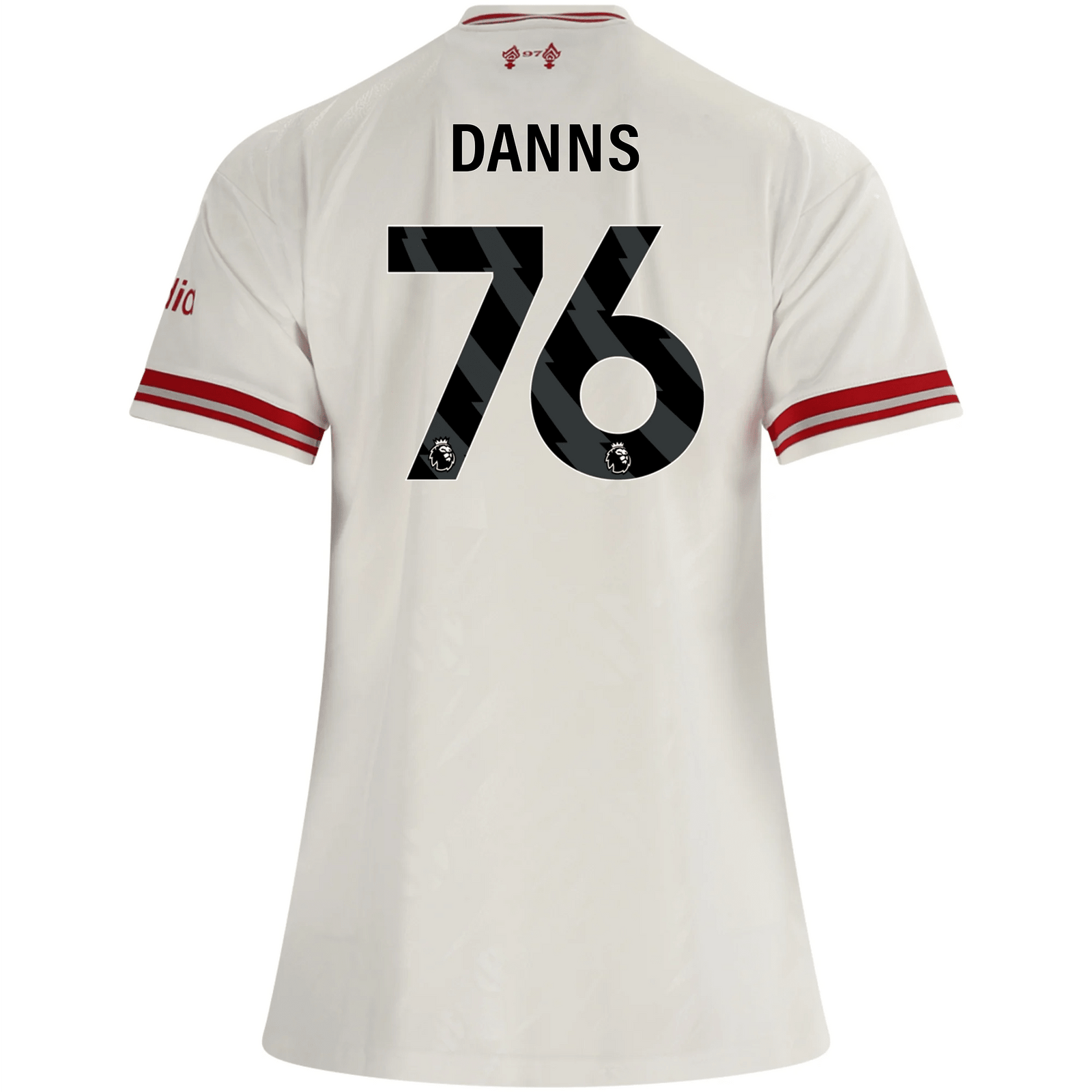adidas Women’s Liverpool Jayden Danns Away Jersey 26/27 (White/Red) | SoccerWearhouse