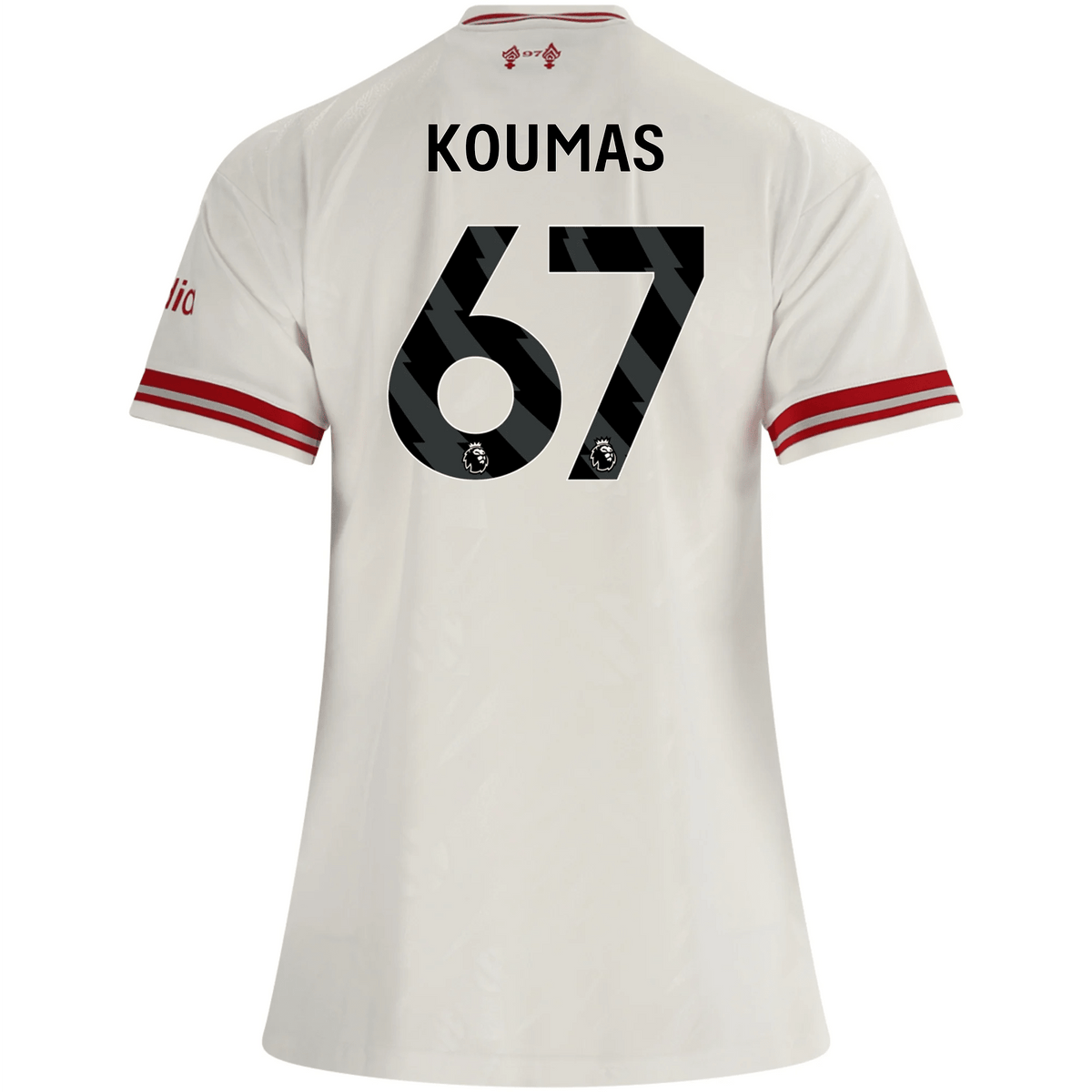adidas Women’s Liverpool Lewis Koumas Away Jersey 26/27 (White/Red) | SoccerWearhouse