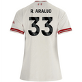 adidas Women’s Liverpool Ronald Araújo Away Jersey 26/27 (White/Red)