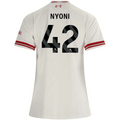adidas Women’s Liverpool Trey Nyoni Away Jersey 26/27 (White/Red)