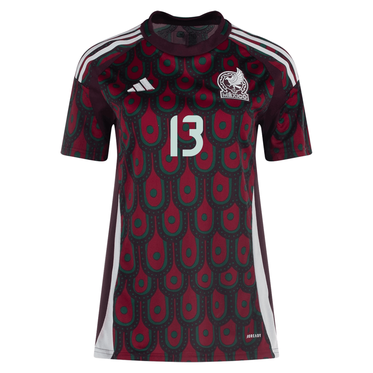 adidas Womens Mexico Guillermo Ochoa Home Jersey 24/25 (Multicolor) | SoccerWearhouse