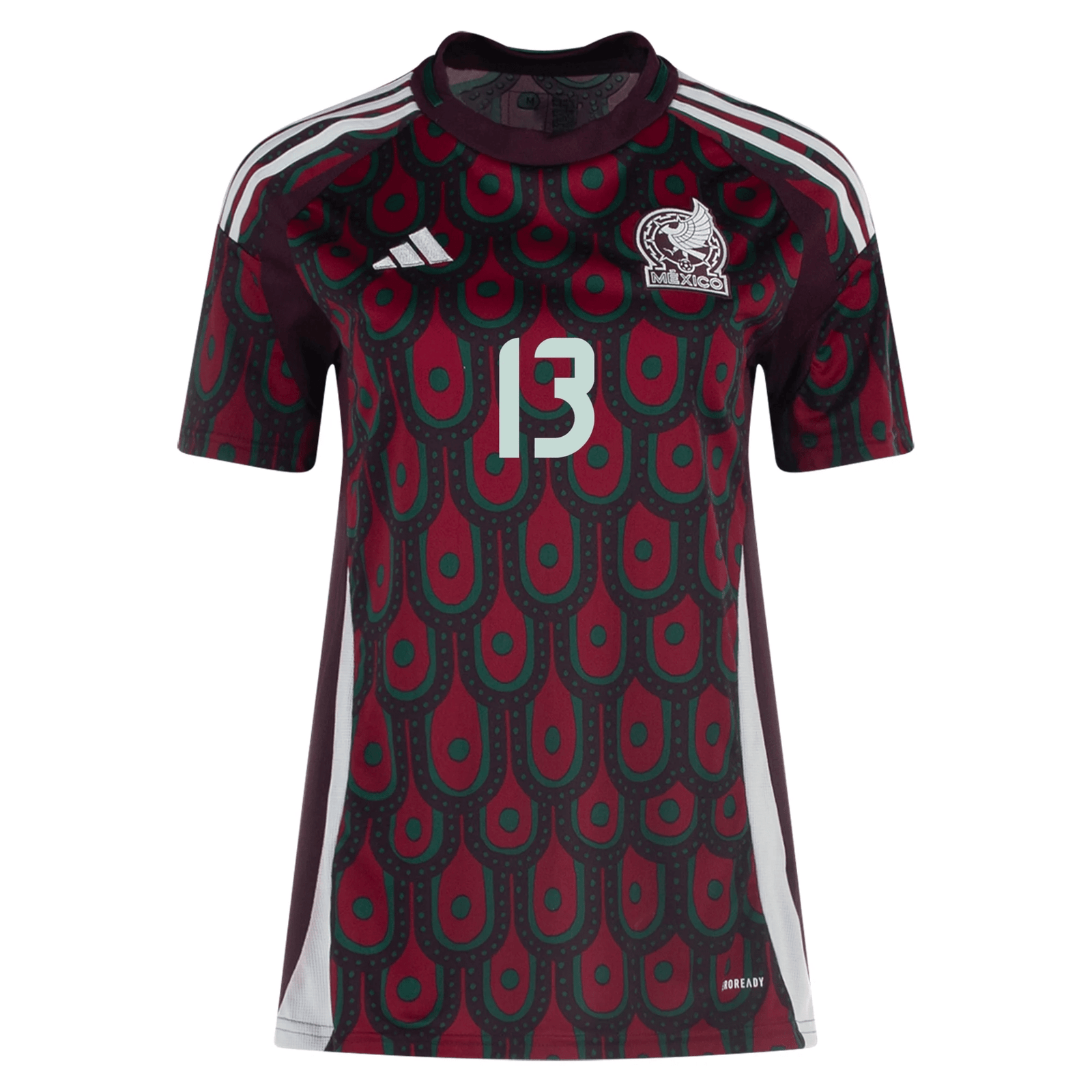 adidas Womens Mexico Guillermo Ochoa Home Jersey 24/25 (Multicolor) | SoccerWearhouse