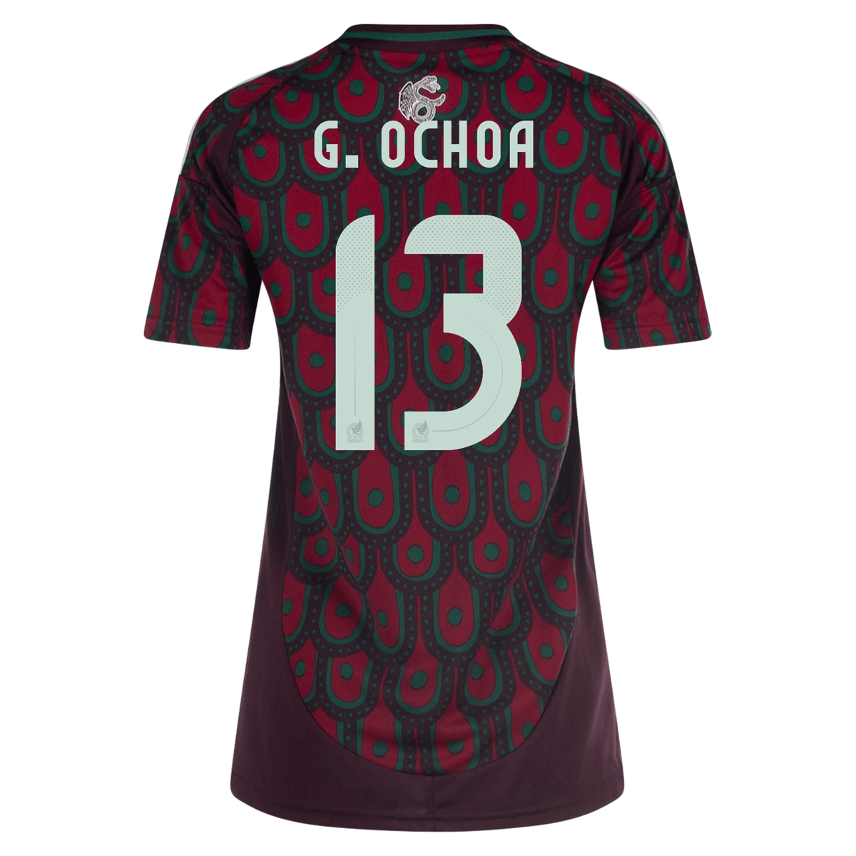 adidas Womens Mexico Guillermo Ochoa Home Jersey 24/25 (Multicolor) | SoccerWearhouse