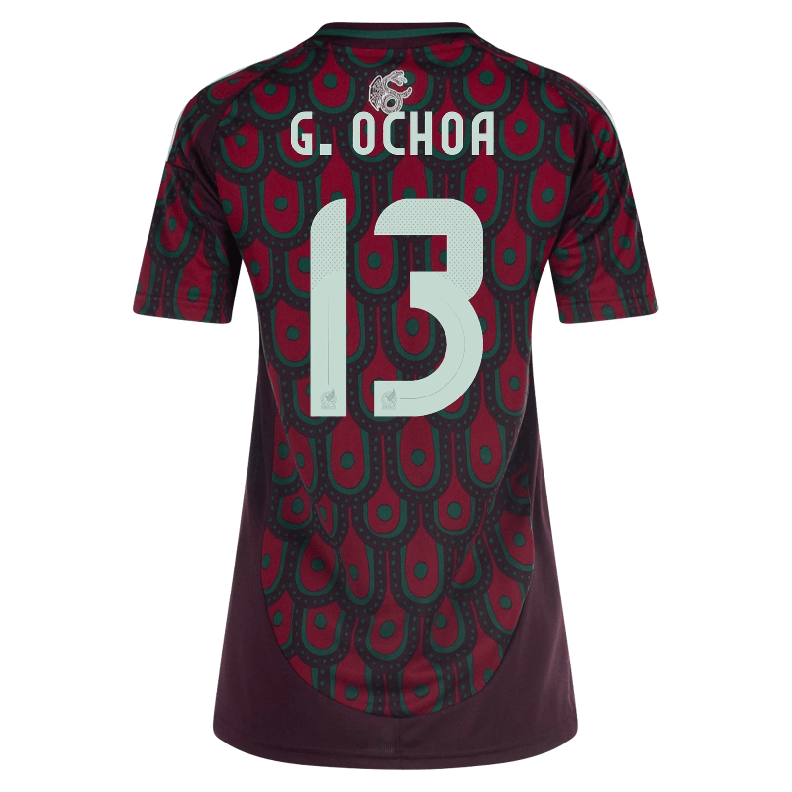 adidas Womens Mexico Guillermo Ochoa Home Jersey 24/25 (Multicolor) | SoccerWearhouse