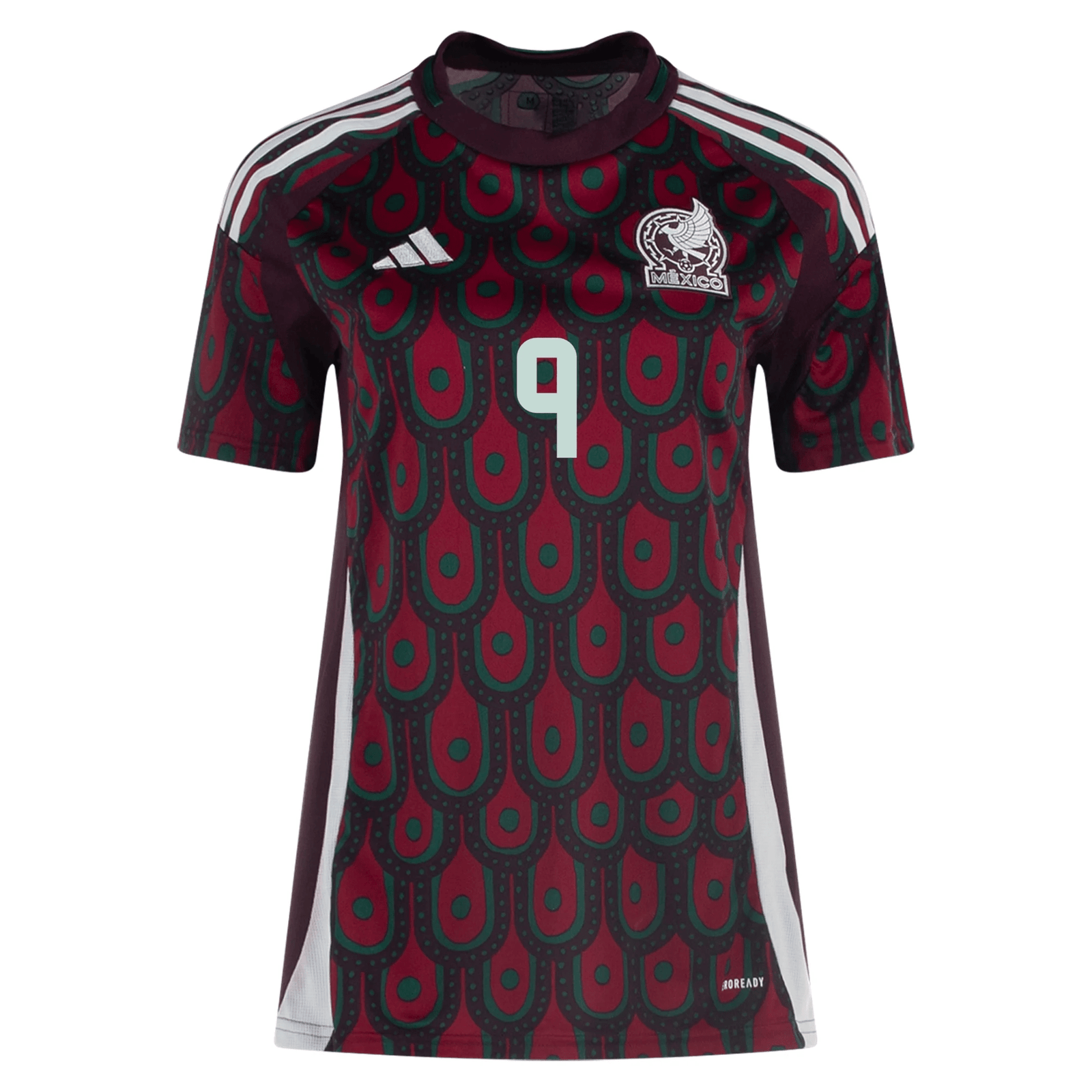 adidas Womens Mexico Raúl Jiménez Home Jersey 24/25 (Multicolor) | SoccerWearhouse