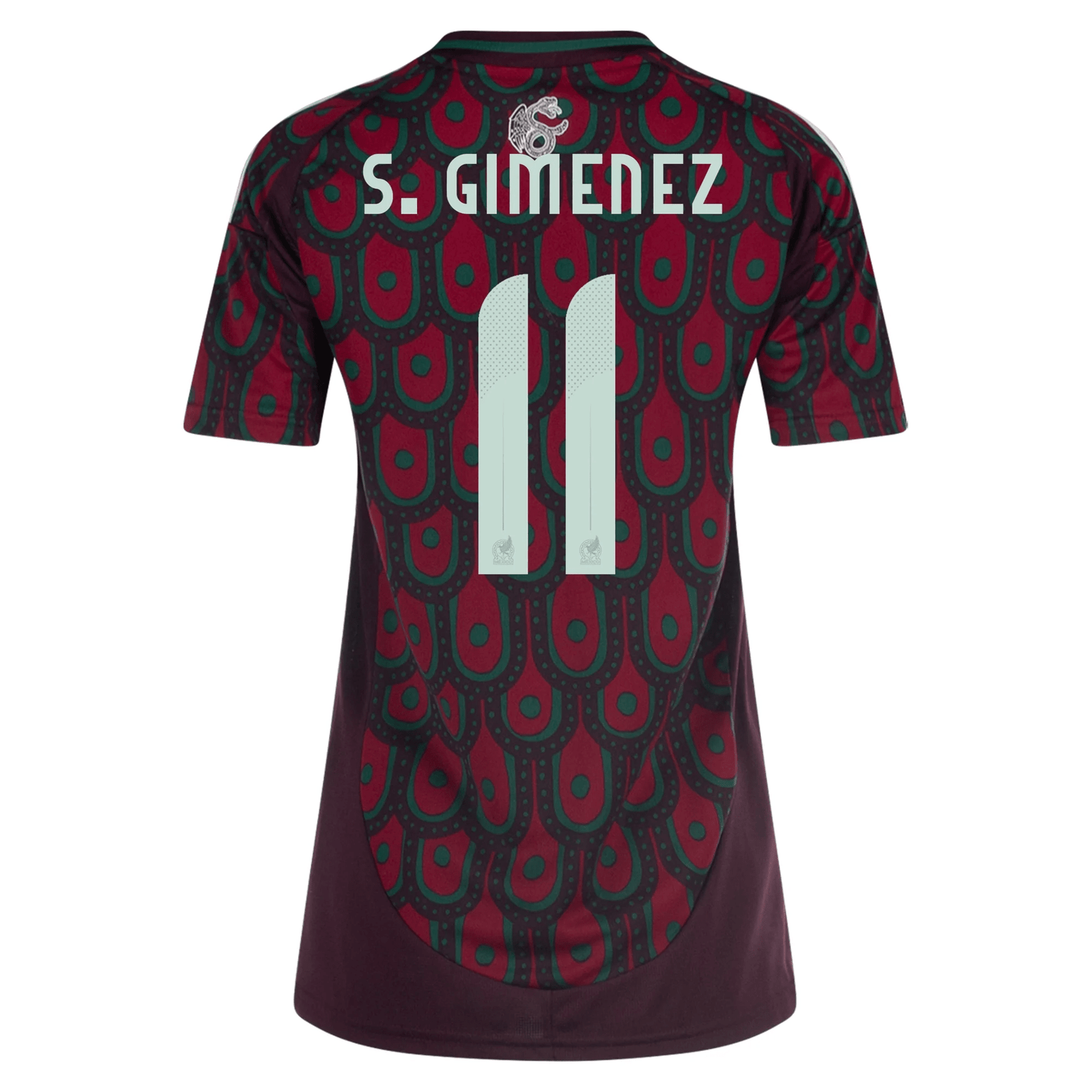 adidas Womens Mexico Santiago Giménez Home Jersey 24/25 (Multicolor) | SoccerWearhouse