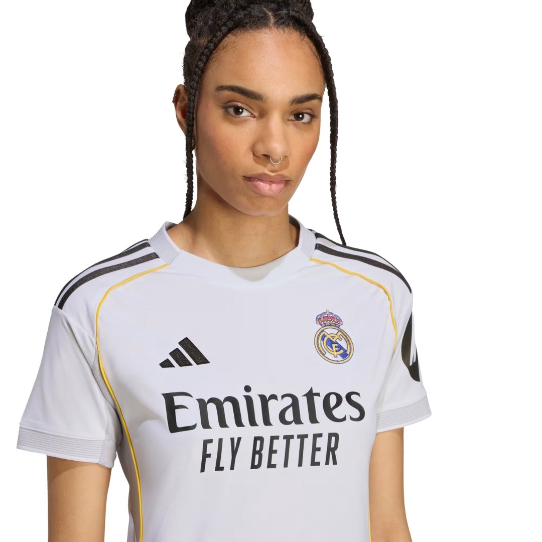 adidas Women's Real Madrid 25/26 Home Jersey (White) | SoccerWearhouse