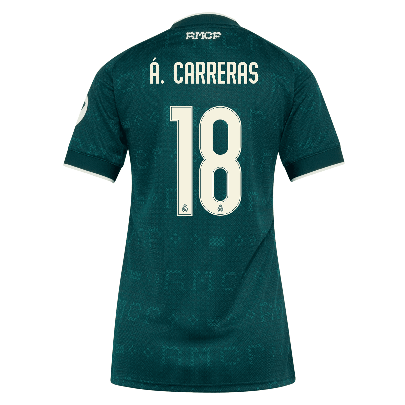 adidas Women's Real Madrid Álvaro Carreras Away Jersey 26/27 (Green) | SoccerWearhouse