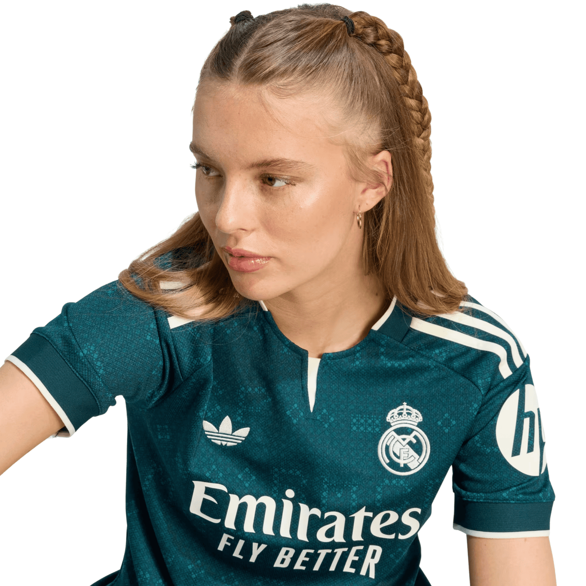 adidas Women's Real Madrid Away Jersey 26/27 (Green) | SoccerWearhouse