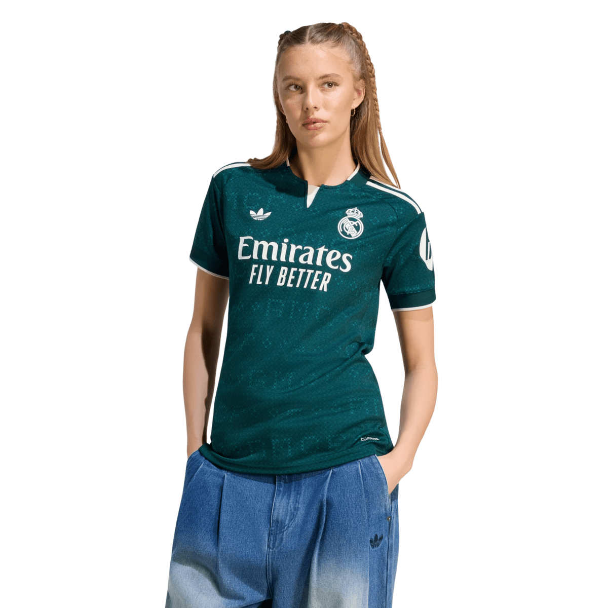 adidas Women's Real Madrid Away Jersey 26/27 (Green) | SoccerWearhouse