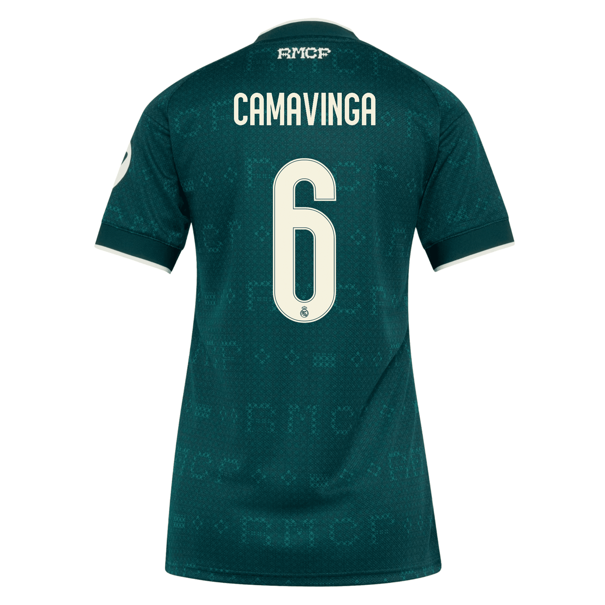 adidas Women's Real Madrid Eduardo Camavinga Away Jersey 26/27 (Green) | SoccerWearhouse