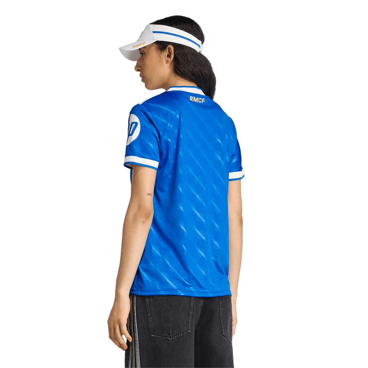 adidas Womens Real Madrid Kylian Mabppe Third Jersey 25/26 (Blue) | SoccerWearhouse