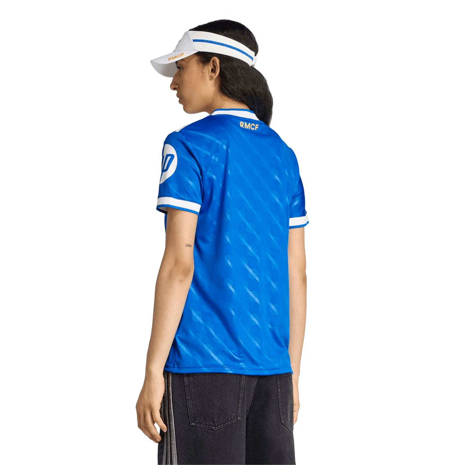adidas Womens Real Madrid Kylian Mabppe Third Jersey 25/26 (Blue) | SoccerWearhouse
