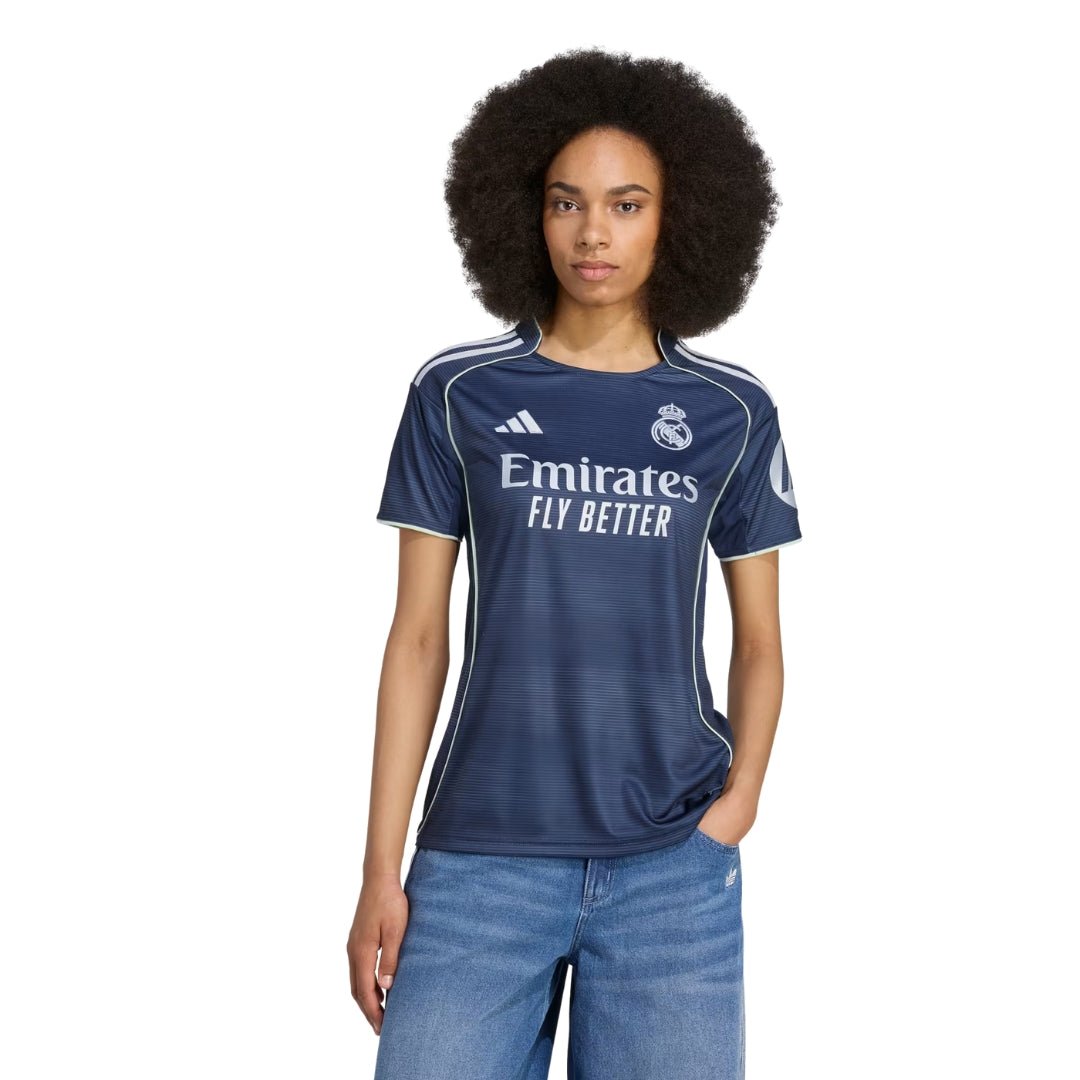 adidas Women's Real Madrid Vini Jr. Away Jersey 25/26 (Legend Ink) | SoccerWearhouse