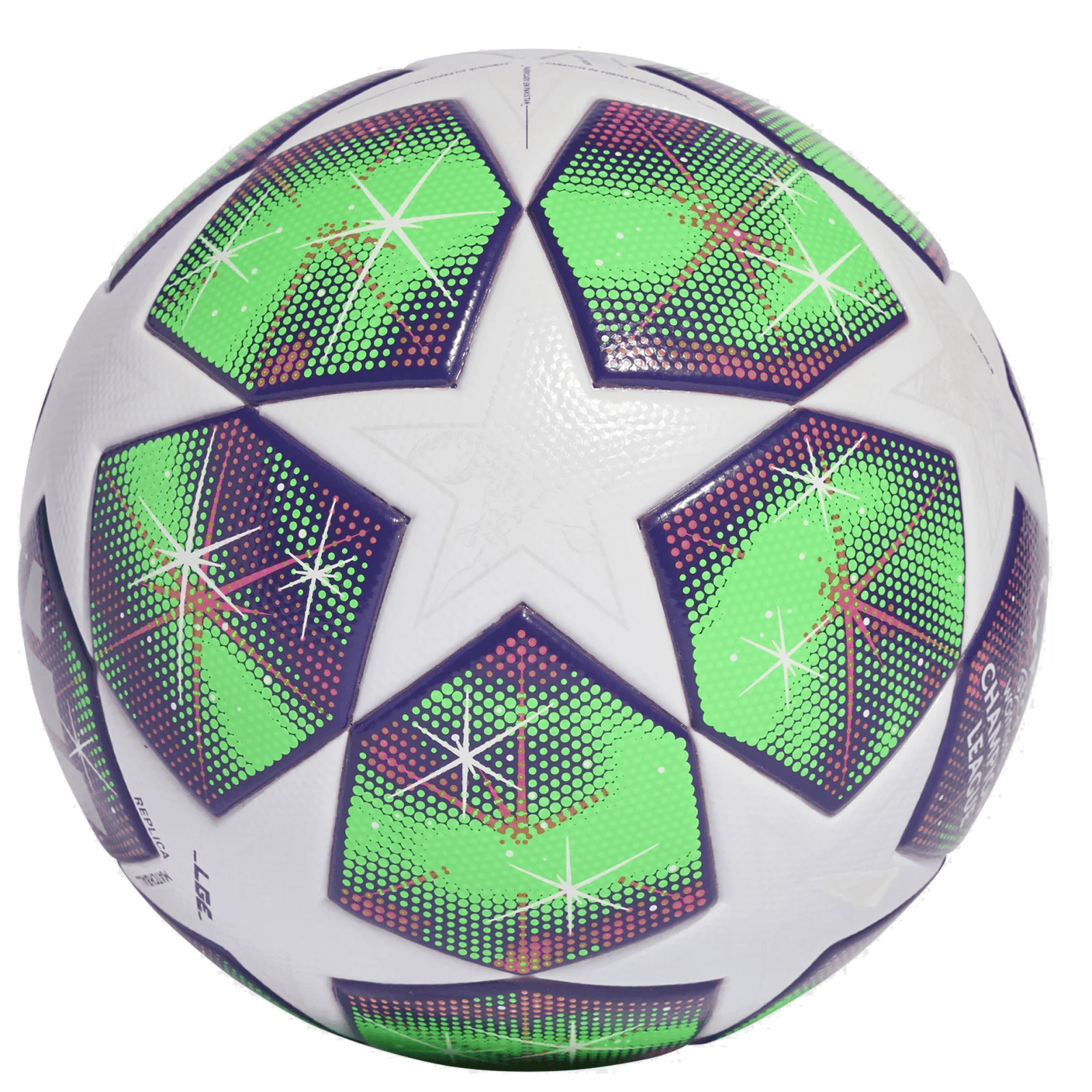 adidas Womens UEFA Champions League League Top Ball 25/26 (White/Green/Purple) | SoccerWearhouse