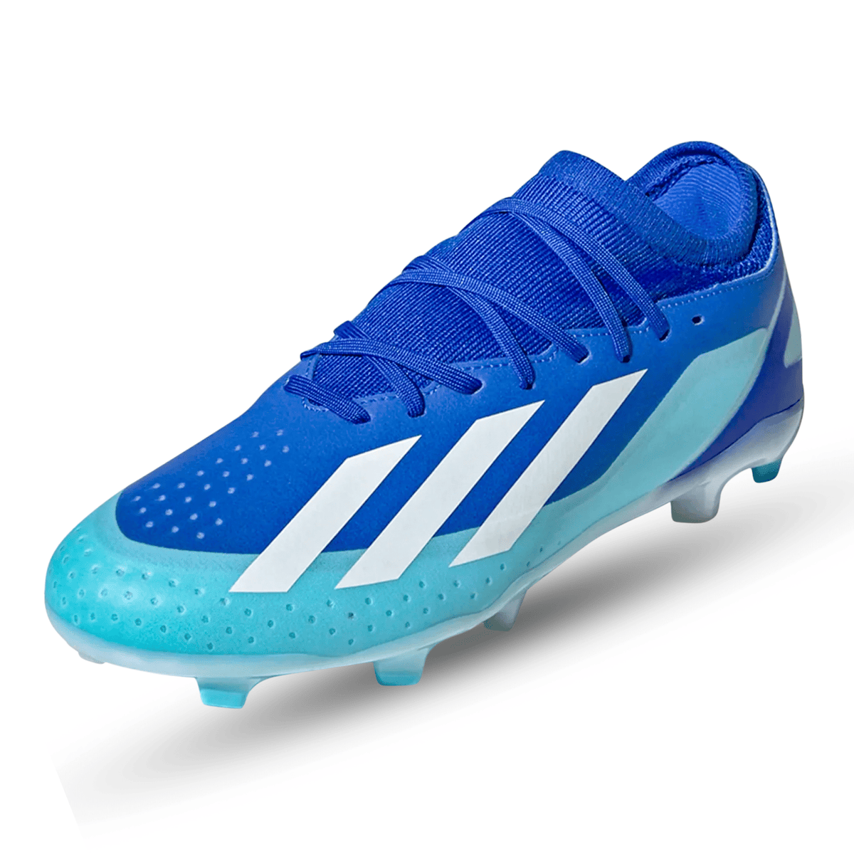 adidas X Crazyfast.3 Firm Ground Soccer Cleats (Bright Royal/Bliss Blue) | SoccerWearhouse