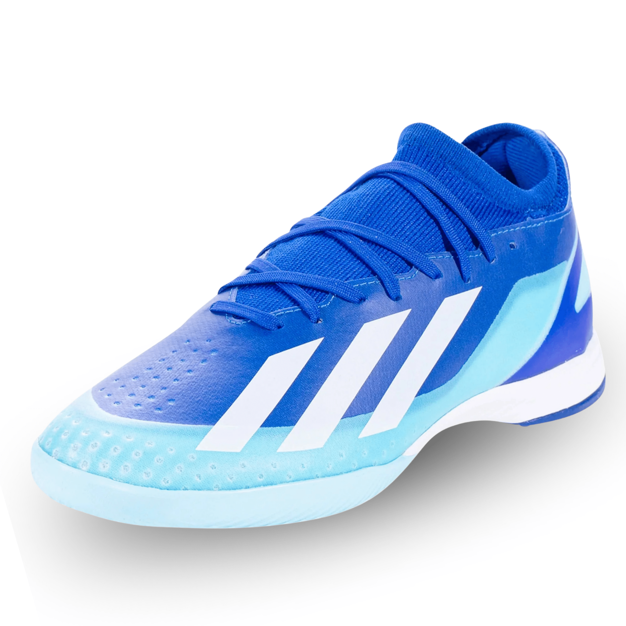 adidas X Crazyfast.3 Indoor Soccer Shoes (Bright Royal/Cloud White/Sol adidas X Crazyfast.3 Indoor Soccer Shoes (Bright Royal/Cloud White/Sol