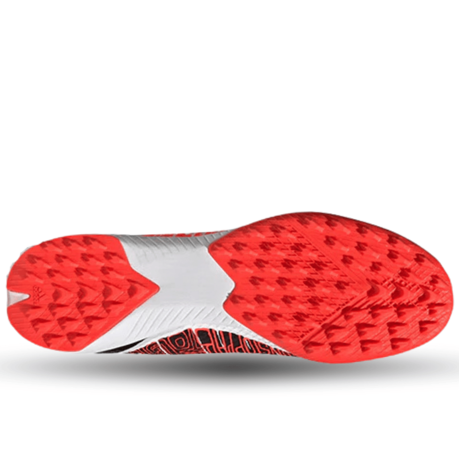 adidas X Speedportal Messi.3 Turf Soccer Shoes (White/Solar Red) | SoccerWearhouse