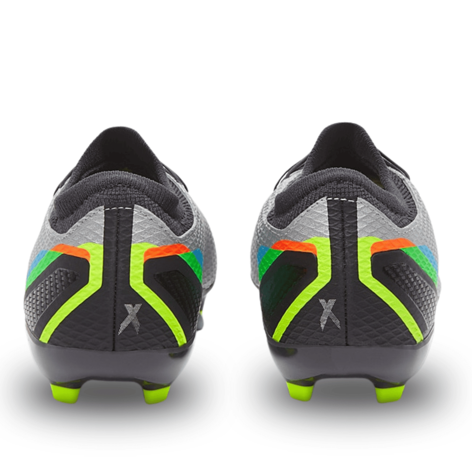 adidas X Speedportal.3 Firm Ground Soccer Cleats (Silver Metallic/Core Black/Solar Yellow) | SoccerWearhouse