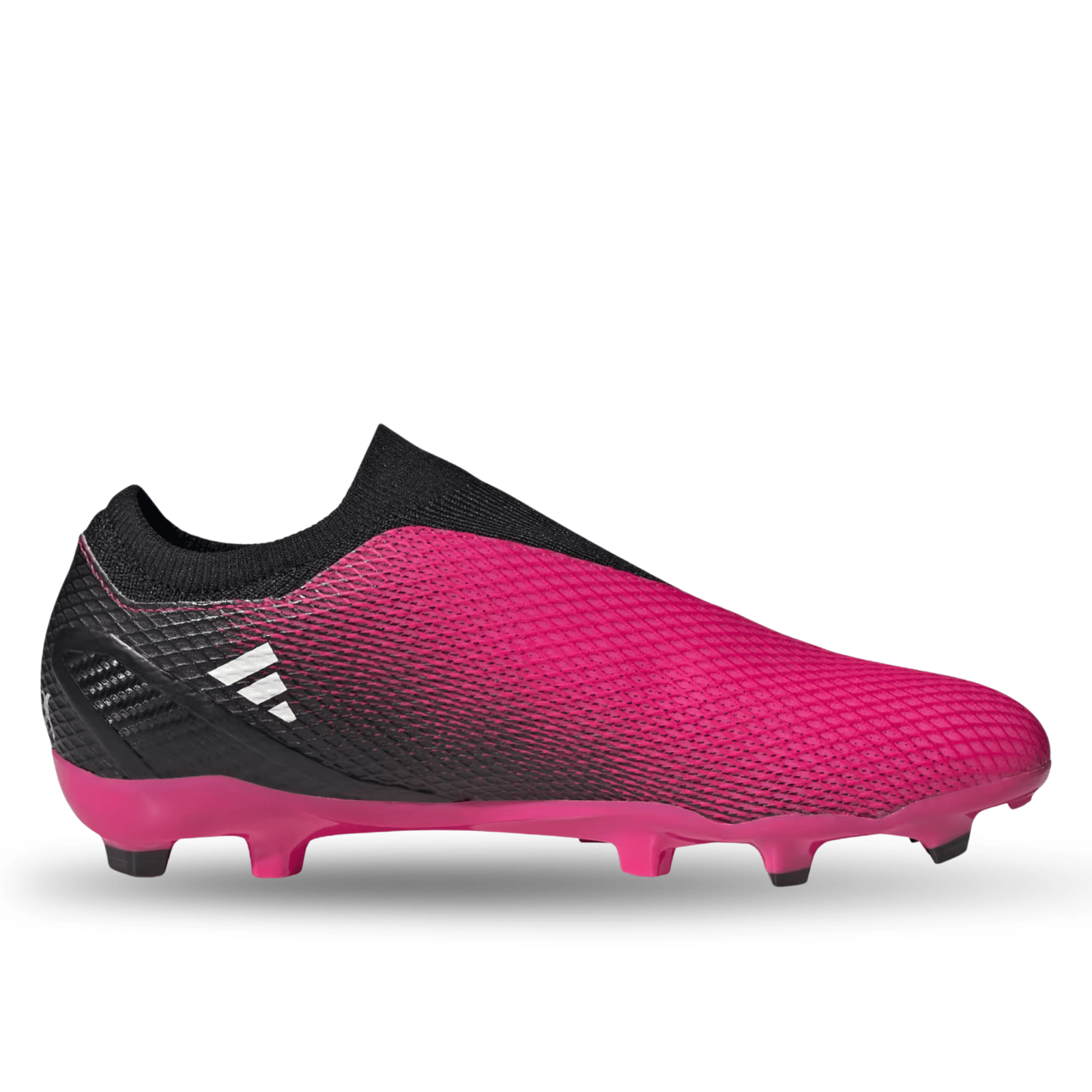 adidas X Speedportal.3 Laceless Firm Ground Soccer Cleats (Team Shock Pink/Core Black) | SoccerWearhouse