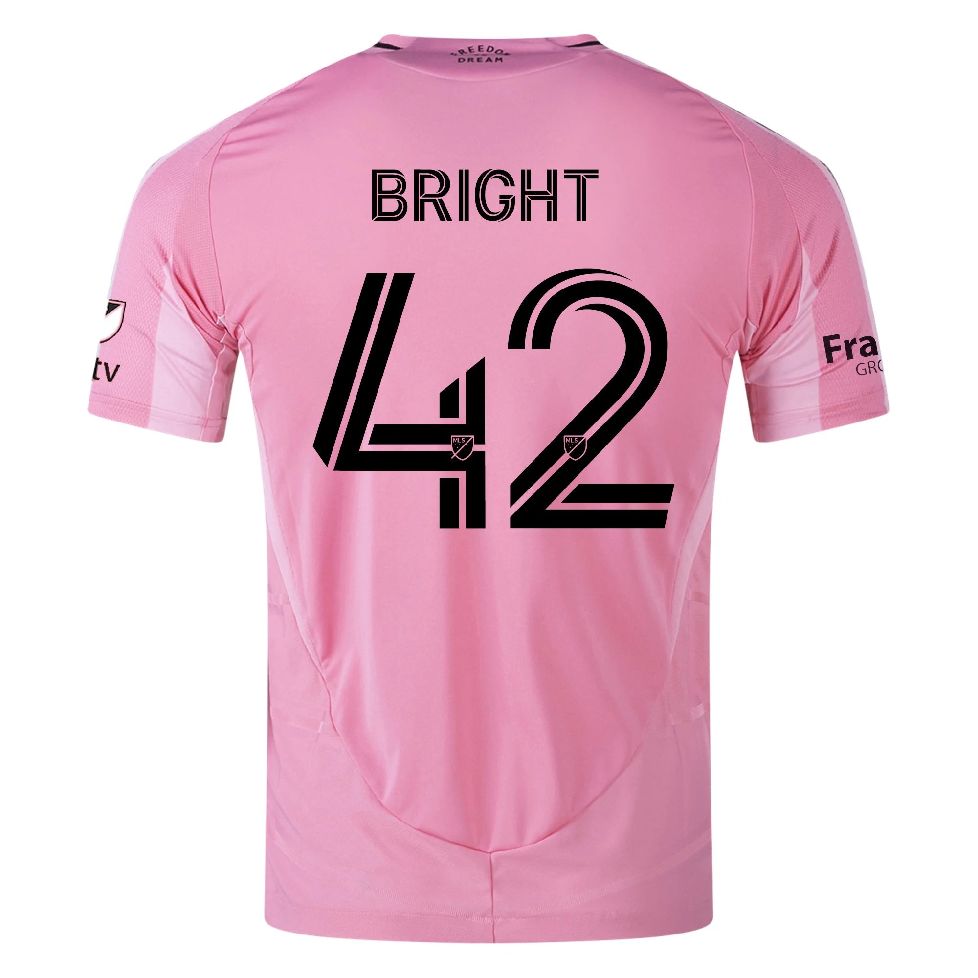 adidas Yannick Bright Inter Miami CF Authentic Home Jersey 25/26 w/ ML