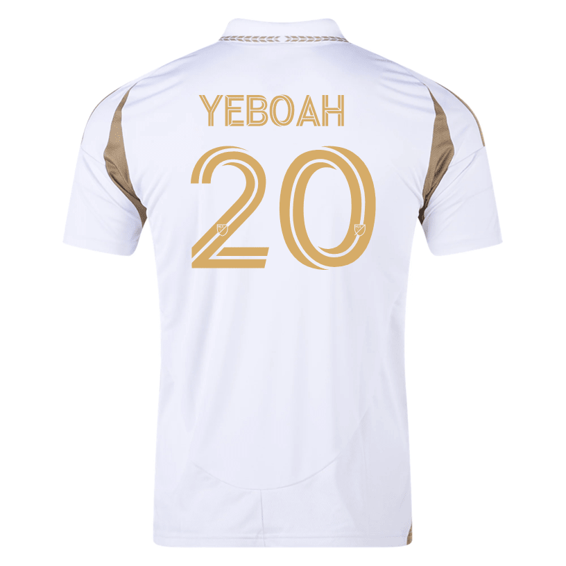 adidas Yaw Yeboah LAFC Away Jersey 25/26 (White/Gold) | SoccerWearhouse