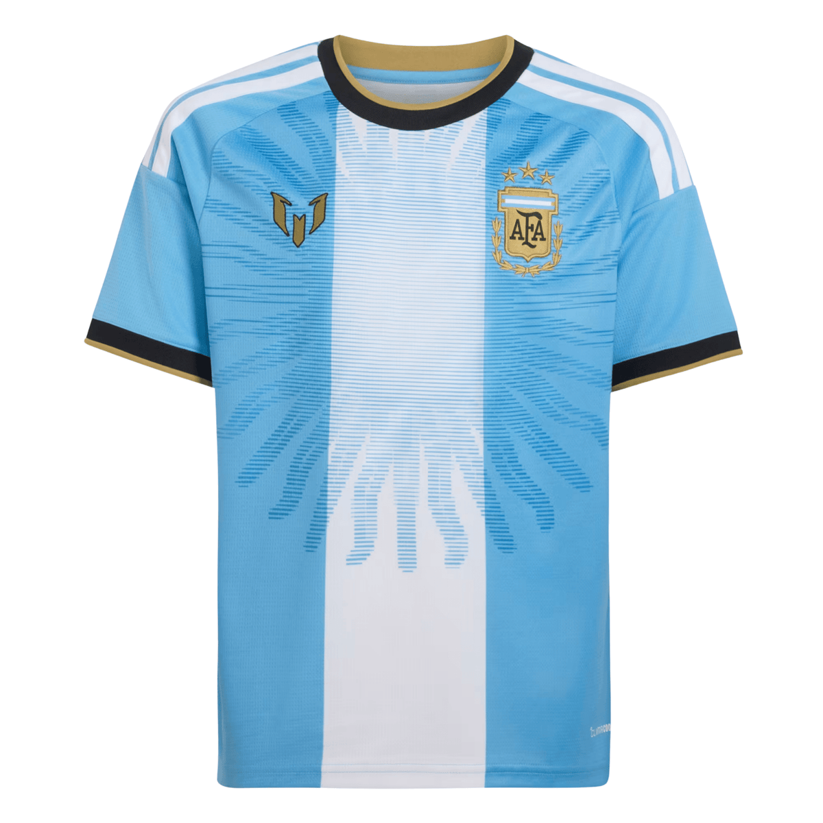 adidas Youth Argentina Anniversary 2026 Home Soccer Jersey (Blue/White) | SoccerWearhouse