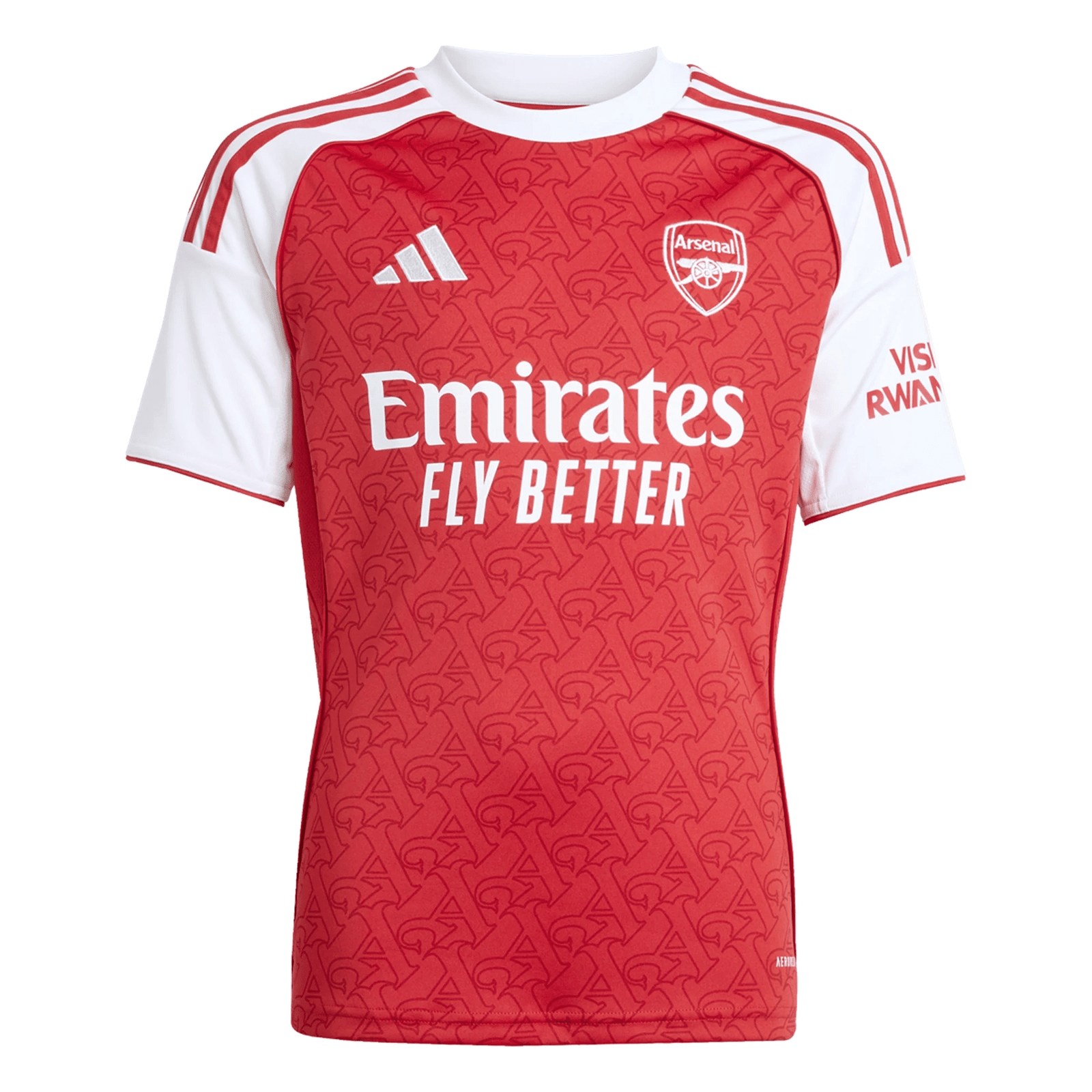 adidas Youth Arsenal Home Jersey 25/26 (Better Scarlet/White) | SoccerWearhouse