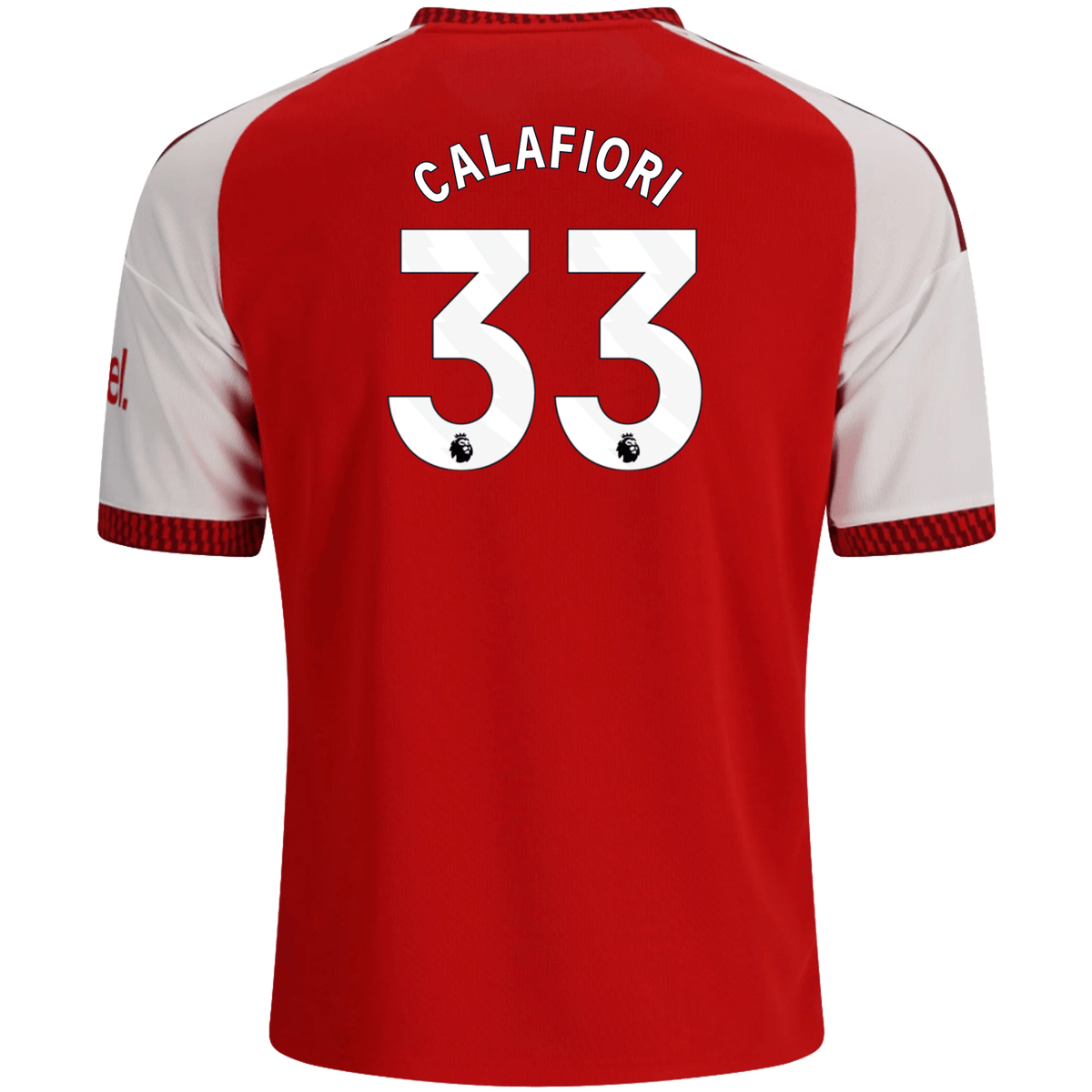 adidas Youth Arsenal Riccardo Calafiori Home Jersey 26/27 (Better Scarlet) | SoccerWearhouse