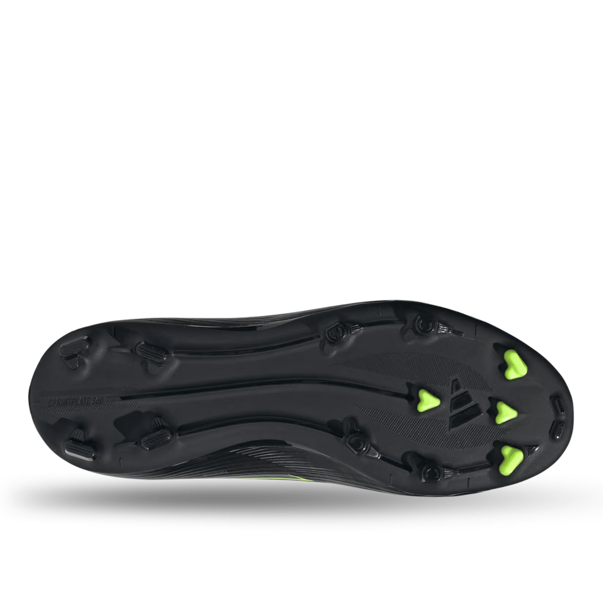 adidas Youth F50 League Firm Ground/Multi Ground Junior Soccer Cleats (Black/Iron Metallic/Lucid Lemon) | SoccerWearhouse
