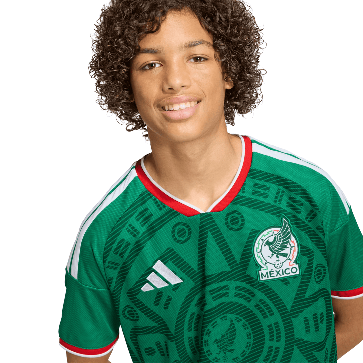 adidas Youth G. Mora Mexico 2026 Home World Cup Jersey (Bold Green) | SoccerWearhouse